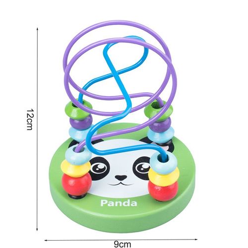 Panda autour de la perle - Boîte à Marteau en Bois pour Enfants, 1 Ensemble, Jouet Amusant, Jeu de Hamster, ApprentiCumbria Précoce, Puzzle Montessori