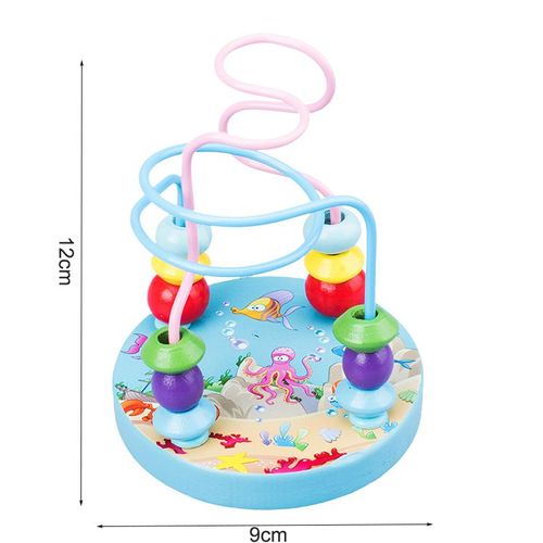 Océan autour de la perle - Boîte à Marteau en Bois pour Enfants, 1 Ensemble, Jouet Amusant, Jeu de Hamster, ApprentiCumbria Précoce, Puzzle Montessori