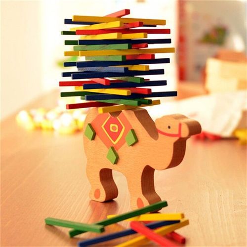 Équilibre chameau - Boîte à Marteau en Bois pour Enfants, 1 Ensemble, Jouet Amusant, Jeu de Hamster, ApprentiCumbria Précoce, Puzzle Montessori