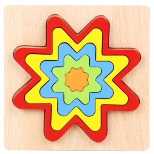 Forme d'engrenage - Boîte à Marteau en Bois pour Enfants, 1 Ensemble, Jouet Amusant, Jeu de Hamster, ApprentiCumbria Précoce, Puzzle Montessori