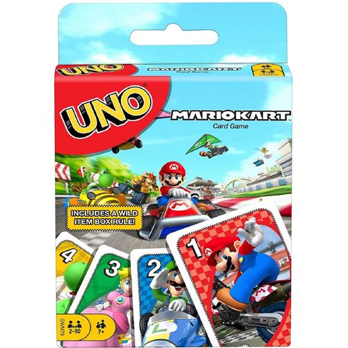 Super Mario UNO - Jeu de cartes Super Mario Kart, Puzzle familial amusant, Cartes de jeu de société, Poker, Jouets pour enfants, Boîte cadeau'anniversaire