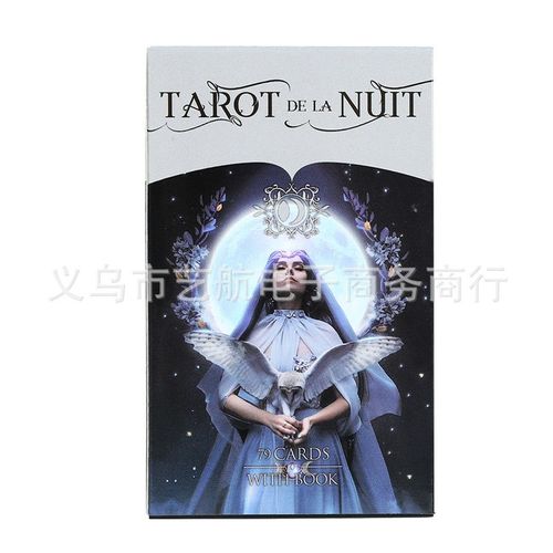 Gris Foncé - Jeu De Tarot Ange Panoramique En Anglais Pour Oracle, Jeu De Société Pour Guidance, Ixen Plein Air, Destin
