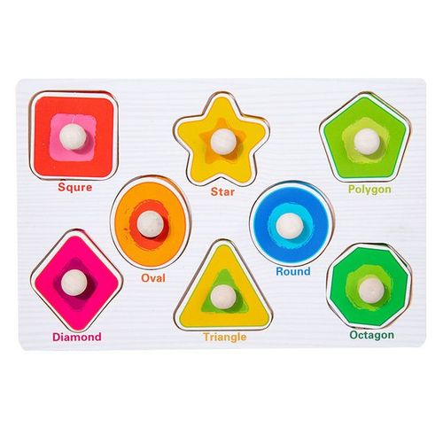Formes - Jouets Montessori Puzzle En Bois, Véhicule De Dessin Animé, Animaux Numériques, Puzzle, Jeu De Société, Jouet Éducatif Pour Enfants, Nouvelle Collection