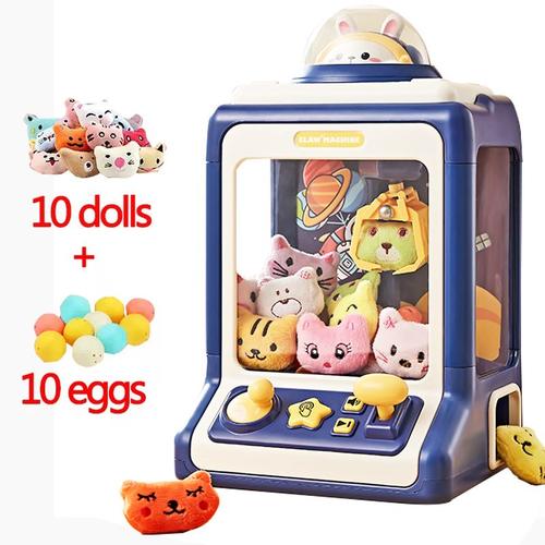 Lapin Bleu - Machine À Beurre Automatique Pour Enfants, Jeu À Pièces, Mini Griffe, Machines À Grue, Musique, Cadeaux Jouets Pour La Journée Des Enfants, Bricolage