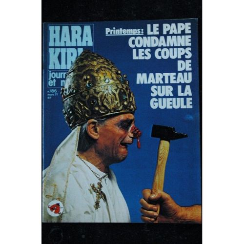 Hara Kiri 186 Mars 1977 Cabu Professeur Choron Copi Wolinski Cavanna