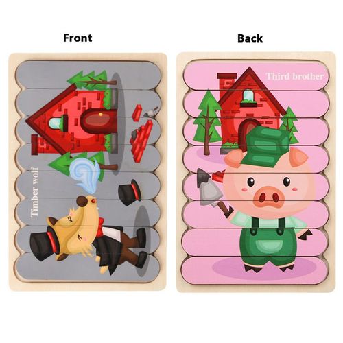 Verser253 - Jouets Éducatifs Montessori En Bois Pour Enfants, Labyrinthe Magnétique Avec Animaux, Puzzle De Dinosaures, Perles De Marche, Labyrinthe