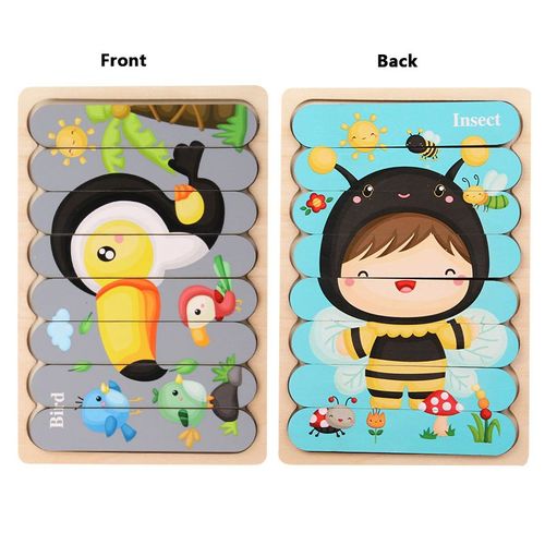 Verser257 - Jouets Éducatifs Montessori En Bois Pour Enfants, Labyrinthe Magnétique Avec Animaux, Puzzle De Dinosaures, Perles De Marche, Labyrinthe