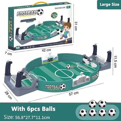Grand Avec 6 Balles - Jeu De Football De Table Interactif Parent-Enfant, Mini-Football De Bureau, Jouets De Développement Intellectuel