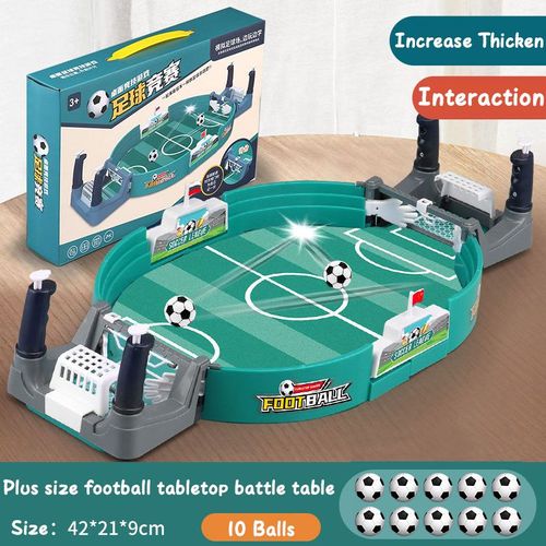 Moyenne 10 Balles - Jeu De Football De Table, Pour Fête En Famille, Jouets De Football De Table Pour Enfants Garçons, Jeu De Cerveau En Plein Air