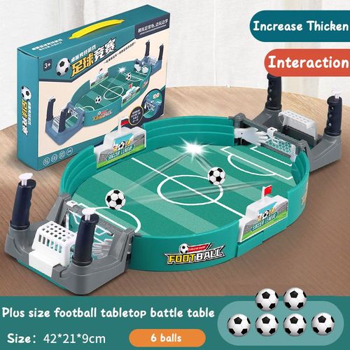 Moyenne 6 Balles - Jeu De Football De Table, Pour Fête En Famille, Jouets De Football De Table Pour Enfants Garçons, Jeu De Cerveau En Plein Air