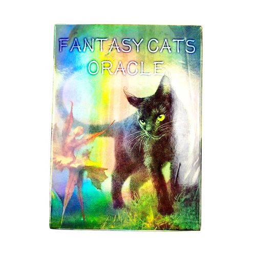 Chats Fantastiques - Mini Cartes De Tarot Oracle, Jeux De Société Avec Guide D'astrologie Pour Chat