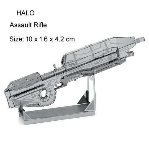 Fusil D'assaut - Jeu De Puzzle 3d En Métal Pour Enfant Et Adulte, Bricolage, Série Halo, Forerunner, Phaeton, Guardians Unsc, Pelican, Mantis, Modèle Assmeble