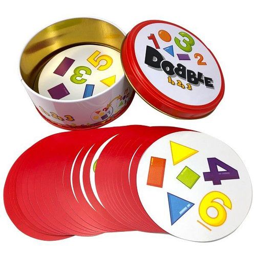 Nombres F - Jeux De Société Pour Enfants, 83mm, Carte D'éducation Classique, Série De Noël, Animal Hip-Hop, Jeu De Dobble Pour Vacances À La Maison, Fête, Amusant