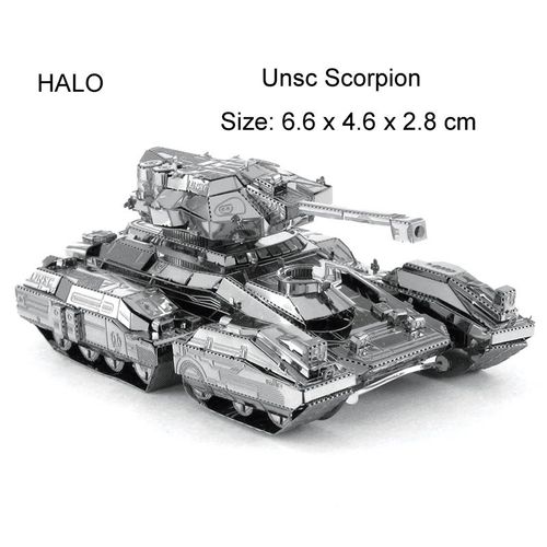 Scorpion Du Csnu - Jeu De Puzzle 3d En Métal Pour Enfant Et Adulte, Bricolage, Série Halo, Forerunner, Phaeton, Guardians Unsc, Pelican, Mantis, Modèle Assmeble