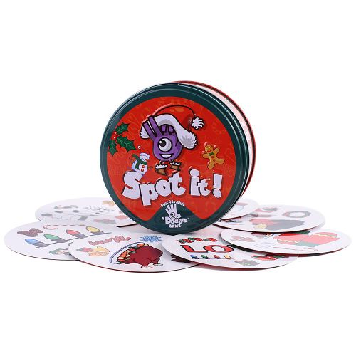 Z Noël - Jeux De Société Pour Enfants, 83mm, Carte D'éducation Classique, Série De Noël, Animal Hip-Hop, Jeu De Dobble Pour Vacances À La Maison, Fête, Amusant