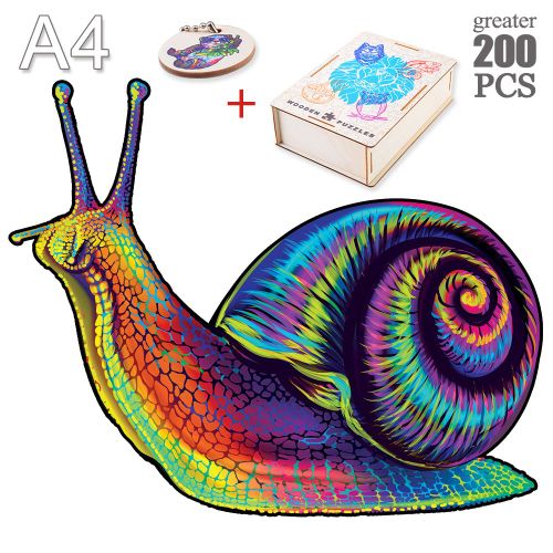 Woniu-01-A4 - Puzzle Animal En Bois Pour Adultes Et Enfants, Jeux Interactifs De Décompression, Bricolage, Tortue, Chien, Renard, Cadeaux'anniversaire