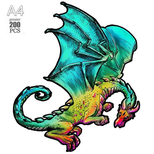 Long-30-A4 - Puzzle Animal En Bois Pour Adultes Et Enfants, 300 Pièces, Tortue Mystérieuse, Cadeau De Vacances, Jeux Interactifs, Jouet En Bois