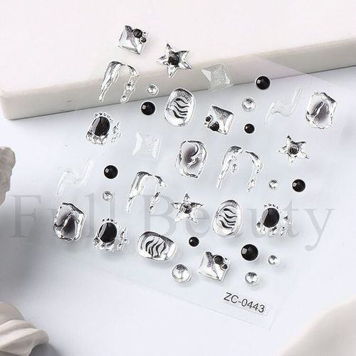 Autocollants Pour Ongles En Gel Papillon Nickel ¿¿ 5d",Conception De Gemme Laser Aurora,Curseurs Kle De Rotterdam Pour N64,D¿¿Calcomanies En Relief ¿¿L¿¿Gantes,"D¿¿Cor De Manucure - Type Zc-0443 