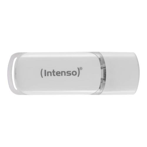 Intenso Flash Line - Clé USB - 32 Go - USB-C 3.1 Gen 1 - blanc