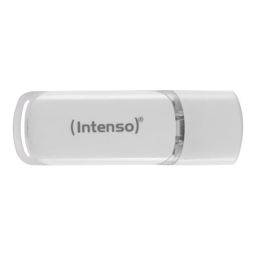 Intenso Flash Line - Clé USB - 64 Go - USB-C 3.1 Gen 1 - blanc