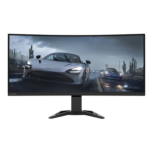 Lenovo G34w-30 - Écran LED - incurvé - 34" - 3440 x 1440 UWQHD @ 165 Hz - VA - 350 cd/m² - 2500:1 - 0.5 ms - 2xHDMI, DisplayPort - haut-parleurs - noir brillant