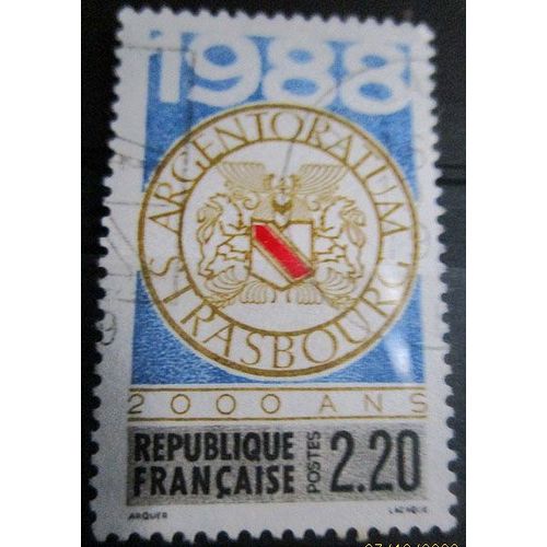 1988. F2552: Bimillénaire E Strasbourg.