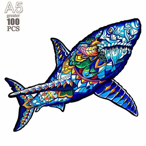 Yu-76-A5 - Puzzle Animal En Bois Pour Adultes Et Enfants, 300 Pièces, Tortue Mystérieuse, Cadeau De Vacances, Jeux Interactifs, Jouet En Bois