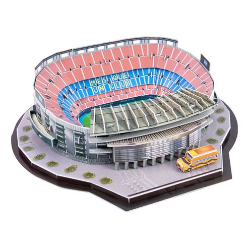 Stade Camp Nou - Puzzle 3d Classique Pour Enfants, Stade De Football Mondial, Terrain De Jeu De Football Européen, Modèle De Construction Assemblé, Jouets De Bricolage