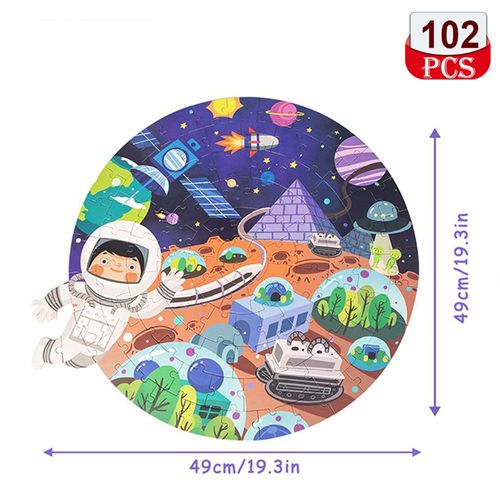 1004 sans boîte - Puzzle Dinosaure Pour Enfants, Jouet Éducatif, Ville, Formes D'animaux, Cadeaux De Noël