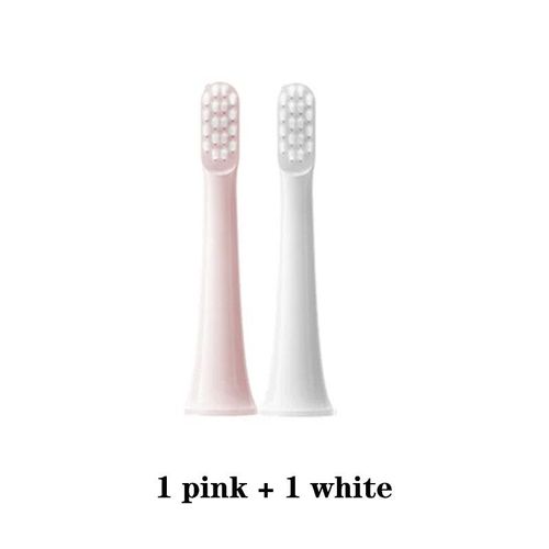 T¿ºtes de brosse de rechange pour aspirateur Xiaomi Mijia T100",brosse ¿¿ dents ¿¿lectrique sonique,buses adapt¿¿es,poils souples DuPont,"8 pi¿¿ces - Type 1White 1Pink