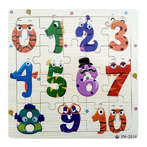 Jaune clair - Puzzle en bois pour enfants, Jouet de dessin animé, Dinosaure, Animal, Puzzle en bois, Jeu bébé, Jouets éducatifs précoces pour enfants, 20 pièces