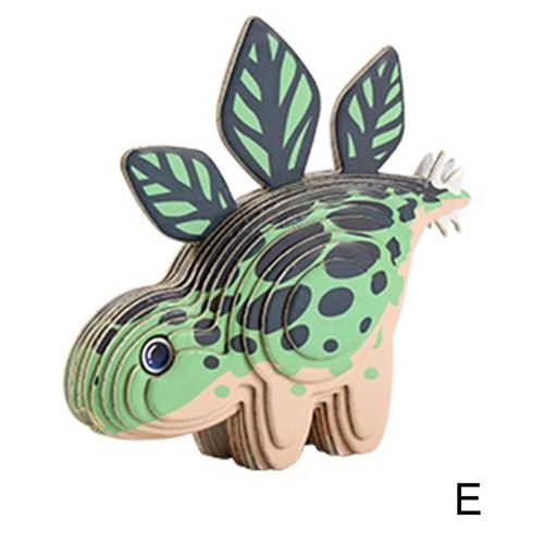 Puzzle En Papier 3d Dinosaure Montessori Pour Enfants, Jouets Éducatifs, Drôle, Assemblage Manuel, Modèle Tridimensionnel Pour Garçons Et Filles