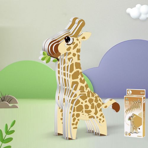 Puzzle En Papier 3d Dinosaure Montessori Pour Enfants, Jouets Éducatifs, Drôle, Assemblage Manuel, Modèle Tridimensionnel Pour Garçons Et Filles