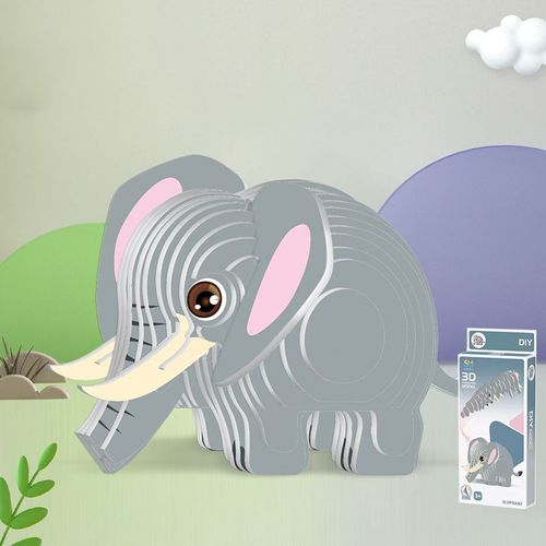 Puzzle En Papier 3d Dinosaure Montessori Pour Enfants, Jouets Éducatifs, Drôle, Assemblage Manuel, Modèle Tridimensionnel Pour Garçons Et Filles