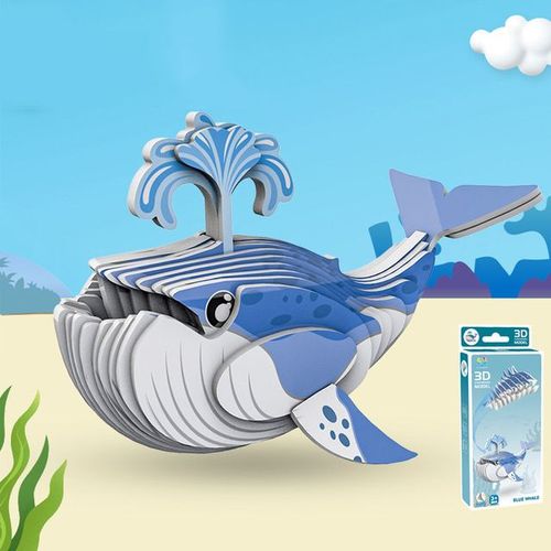 Puzzle En Papier 3d Dinosaure Montessori Pour Enfants, Jouets Éducatifs, Drôle, Assemblage Manuel, Modèle Tridimensionnel Pour Garçons Et Filles