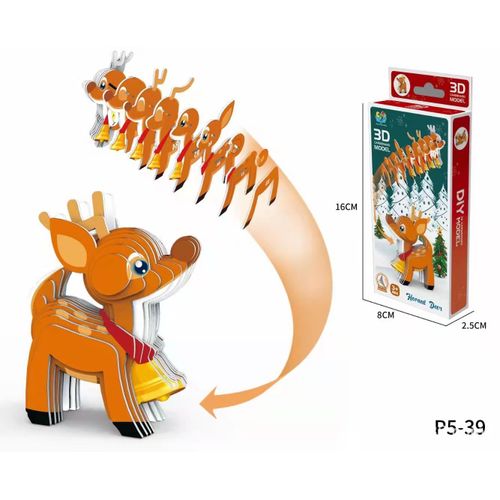 Puzzle En Papier 3d Dinosaure Montessori Pour Enfants, Jouets Éducatifs, Drôle, Assemblage Manuel, Modèle Tridimensionnel Pour Garçons Et Filles