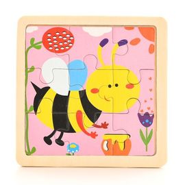 Abeille - Puzzle Montessori En Bois Pour Bébé, Jeu Pour Enfant, Puzzle 3d, Dessin Animé, Animaux, Jouets Pour Bébés, Pour Enfants De 1, 2 Et 3 Ans