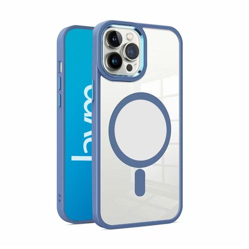 Jaym - Coque Bumper - Compatible Magsafe - Compatible Avec [ Iphone 15 ] - Bleu
