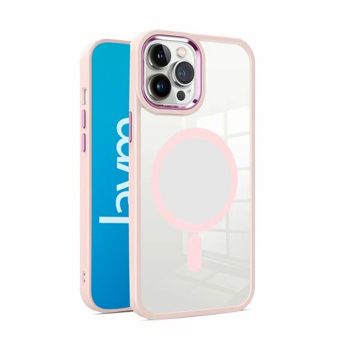 Jaym - Coque Bumper - Compatible Magsafe - Compatible Avec [ Iphone 13 / 14 ] - Rose