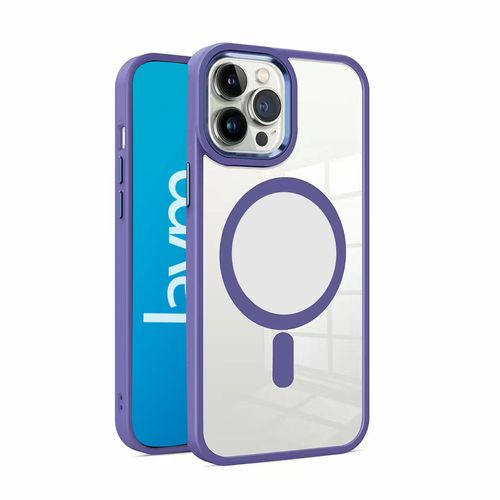 Jaym - Coque Bumper - Compatible Magsafe - Compatible Avec [ Iphone 15 ] - Violet