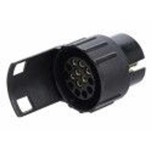 Adaptateur prise remorque caravane 12 V 7 p?le m?le vers 13 p?les femelle BGS