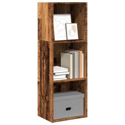 Vidaxl Bibliothèque Vieux Bois 40x30x114 Cm Bois D'ingénierie