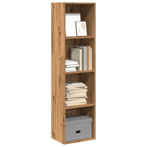 Vidaxl Bibliothèque Chêne Artisanal 40x30x152 Cm Bois D'ingénierie