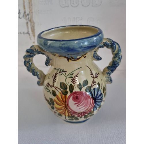 Vase Italien Peint à la Main- Début XXe siècle 