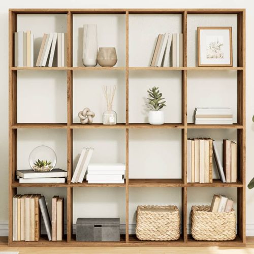 Vidaxl Bibliothèque Chêne Artisanal 102x29x143 Cm Bois D'ingénierie