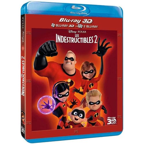 Les Indestructibles 2 - Blu-Ray 3d + Blu-Ray 2d + Blu-Ray Bonus - Brad Bird