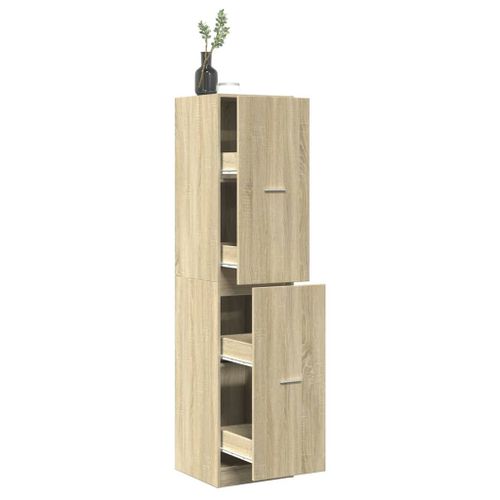 Vidaxl Armoire D'apothicaire Chêne Sonoma Bois D'ingénierie