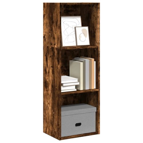 Vidaxl Bibliothèque Chêne Fumé 40x30x114 Cm Bois D'ingénierie