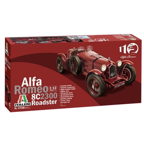 Maquette Voiture : Alfa Romeo 8c 2300 31/33-Maquettes Italeri