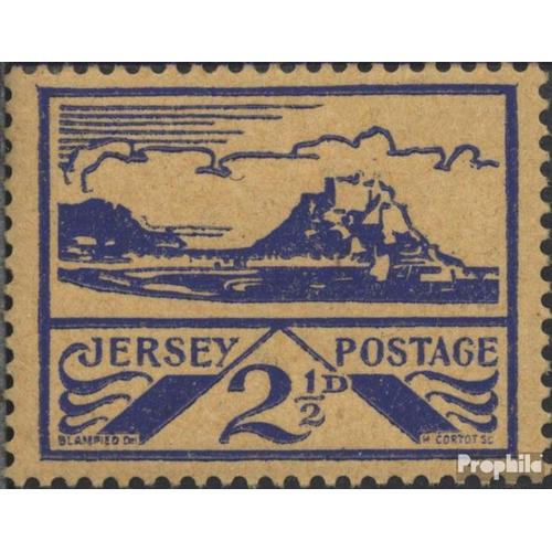Jersey (Allemand. Occ.2.Wk.) 7x Gris Papier Neuf Avec Gomme Originale 1943 Paysages